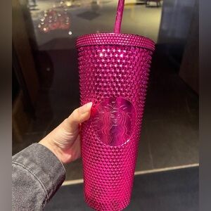 Sparkling Pink Starbucks Tumbler